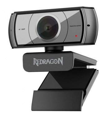 Webcam Redragon Apex GW900-1 con Resolución Full HD/Micrófono - Negro