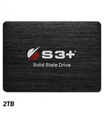 SSD 2.5" S3+ S3SSDC2T0 de 2TB hasta 562MB/s de Lectura - Negro