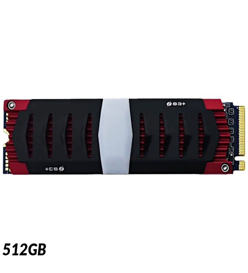 SSD M.2 S3+ NVMe PCIe DRAGONHEART S3SSDB512RGB de 512GB hasta 3400MB/s de Lectura