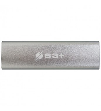SSD Externo S3+ S3SSDE1T0SL de 1TB con USB-C 3.2 - Plata