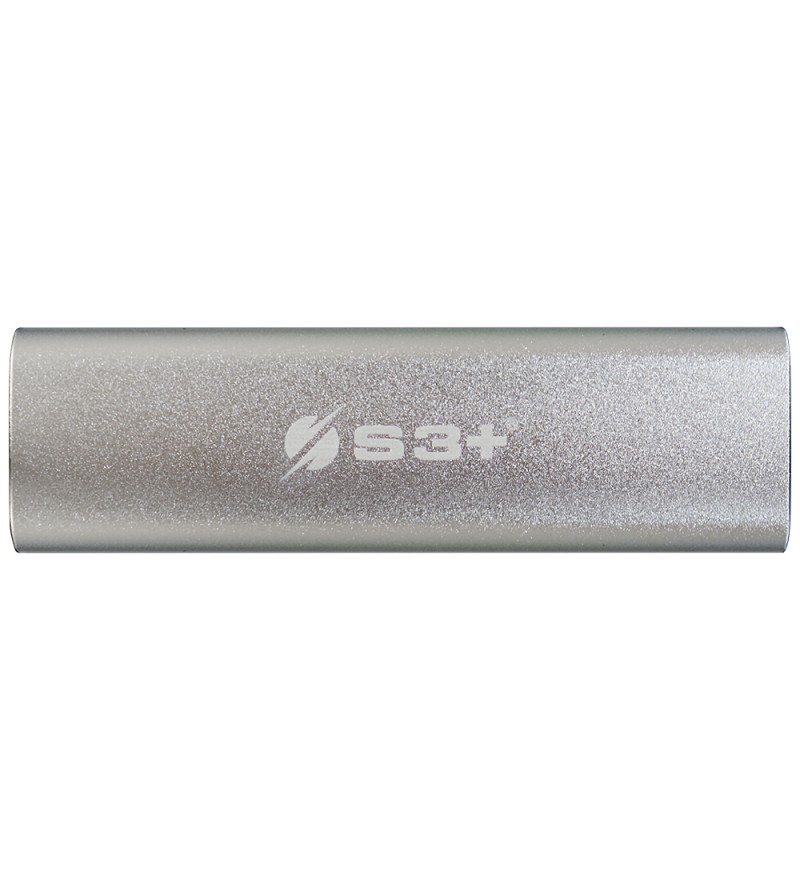 SSD Externo S3+ S3SSDE500SL de 500GB con USB-C 3.2 - Plata