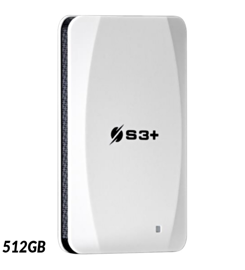 SSD Externo S3+ de 512GB Play Plus S3SSDP512 USB 3.2