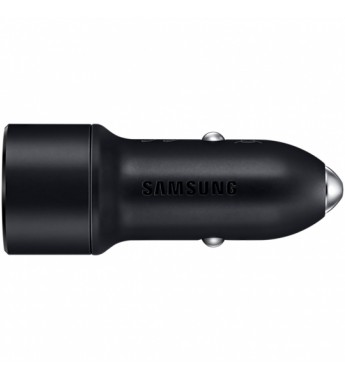 Cargador USB para Auto Samsung EP-L1100WBEGWW con Carga Rápida - Negro