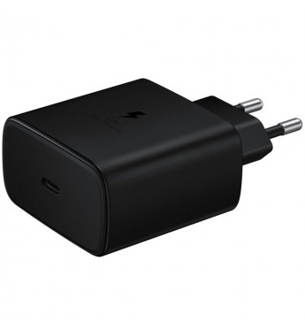 Cargador de Pared Samsung Travel Adapter EP-TA845XBEGWW Kit USB-C (1 metro) 45W - Negro