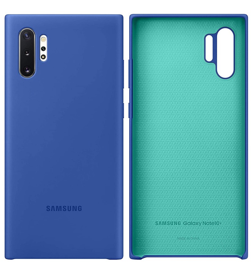 Funda Samsung para Galaxy Note10+ Silicone Cover EF-PN975TLEGWW - Azul