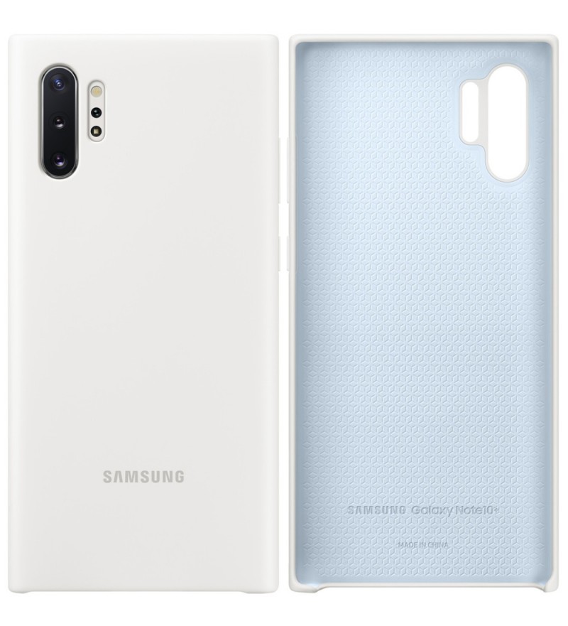 Funda Samsung para Galaxy Note10+ Silicone Cover EF-PN975TWEGWW - Blanco