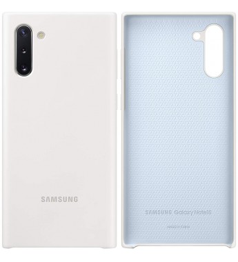 Funda Samsung para Galaxy Note10 Silicone Cover EF-PN970TWEGWW - Blanco