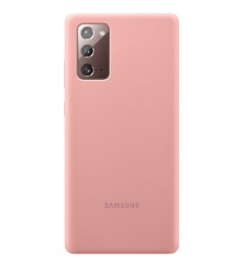 Funda para Galaxy Note20 Samsung Silicone Cover EF-PN980TAEGWW - Copper Brown