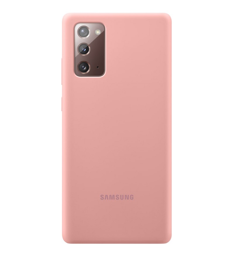 Funda para Galaxy Note20 Samsung Silicone Cover EF-PN980TAEGWW - Copper Brown