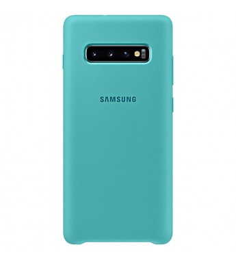 Funda Samsung para Galaxy S10+ Silicone Cover EF-PG975TGEGWW - Verde
