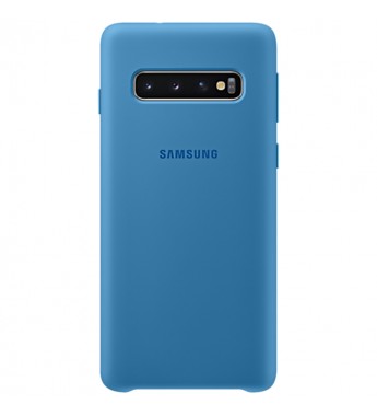 Funda Samsung para Galaxy S10 Silicone Cover EF-PG973TLEGWW - Azul