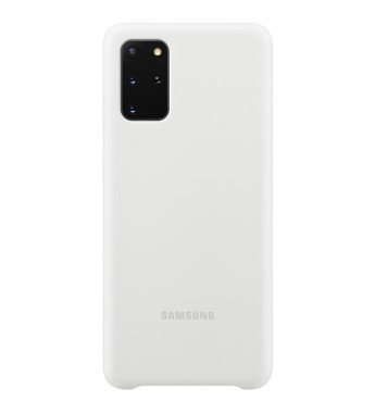 Funda para Galaxy S20+ Samsung Silicone Cover EF-PG985TWEGWW - Blanco