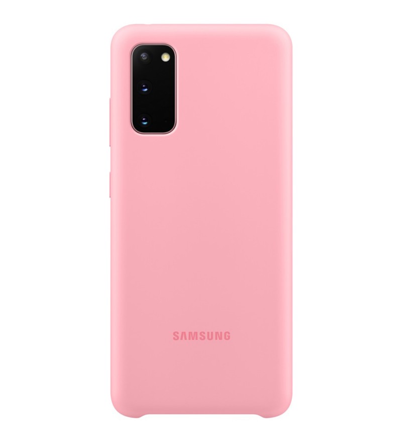 Funda para Galaxy S20 Samsung Silicone Cover EF-PG980TPEGWW - Rosa