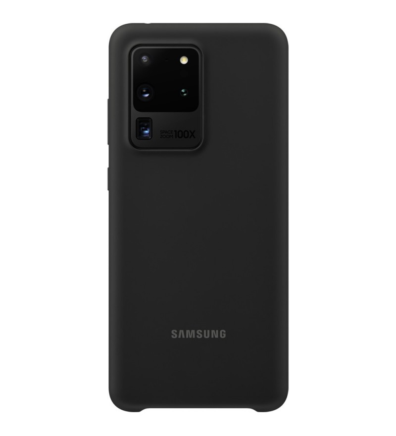 Funda para Galaxy S20 Utra Samsung Silicone Cover EF-PG988TBEGWW - Negro