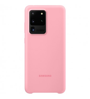 Funda para Galaxy S20 Utra Samsung Silicone Cover EF-PG988TPEGWW - Rosa