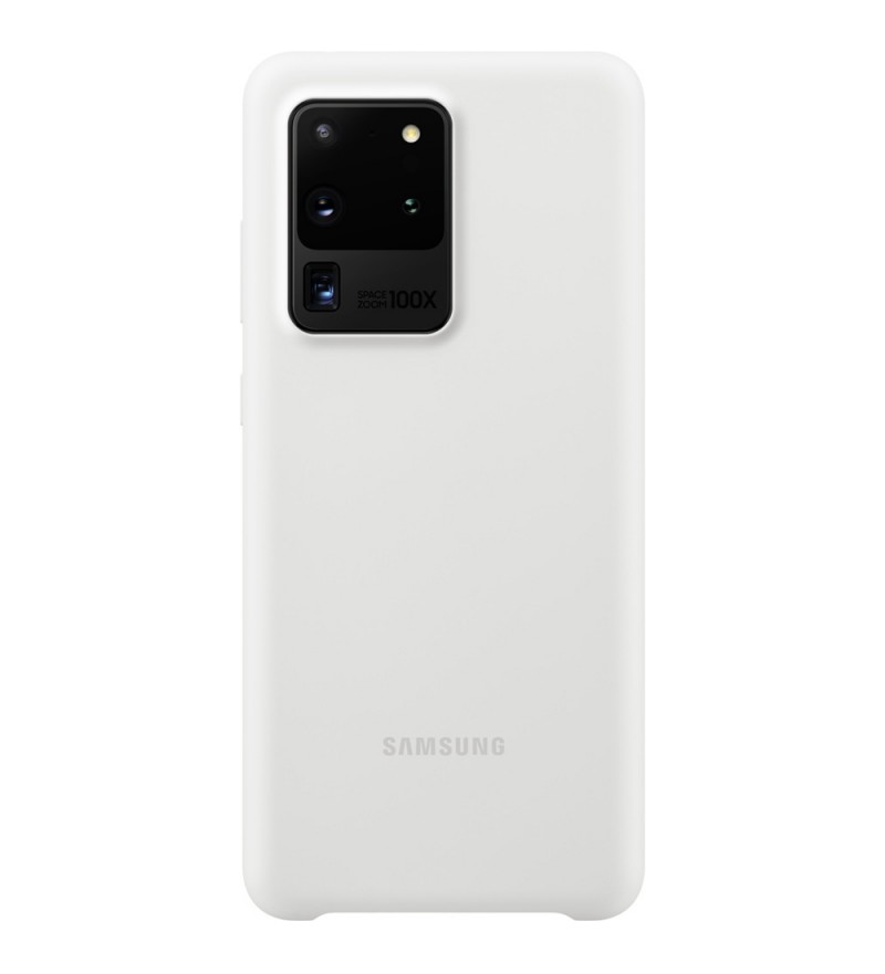 Funda para Galaxy S20 Utra Samsung Silicone Cover EF-PG988TWEGWW - Blanco