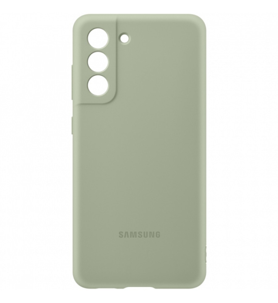 Funda para Galaxy S21 FE Samsung Silicone Cover EF-PG990TMEGWW - Olive