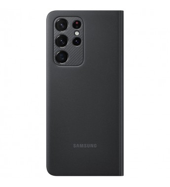 Funda para Galaxy S21 Ultra Samsung Smart Clear View Cover EF-ZG998CBEGWW - Negro