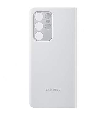 Funda para Galaxy S21 Ultra Samsung Smart Clear View Cover EF-ZG998CJEGWW - Gris