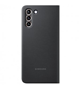 Funda para Galaxy S21+ Samsung Smart Clear View Cover EF-ZG996CBEGWW - Negro