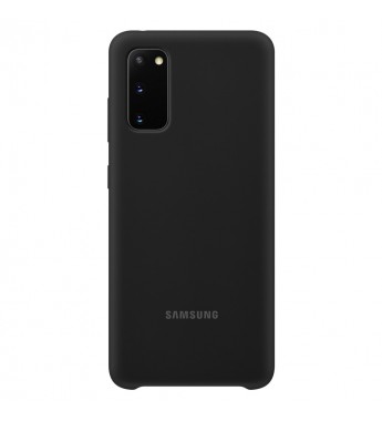 Funda para Galaxy S20 Samsung Silicone Cover EF-PG980TBEGWW - Negro