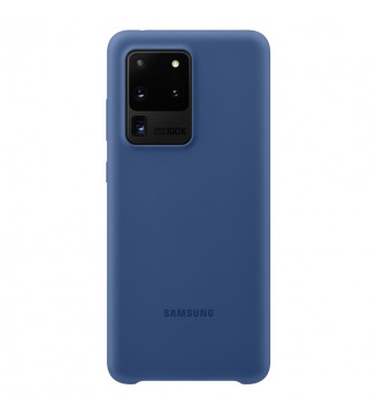 Funda para Galaxy S20 Utra Samsung Silicone Cover EF-PG988TNEGWW - Azul