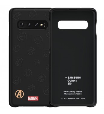 Funda Samsung para Galaxy S10 Marvel Smart Case GP-G973HIFGKWE - Marvel Avengers Negro