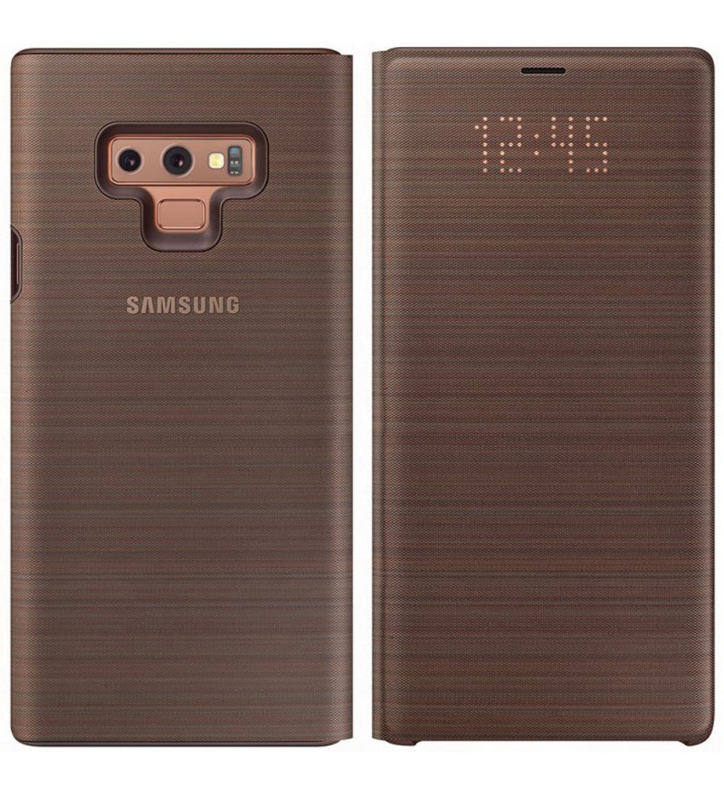 Funda Samsung para Galaxy Note9 LED View Cover EF-NN960PAEGWW - Marrón