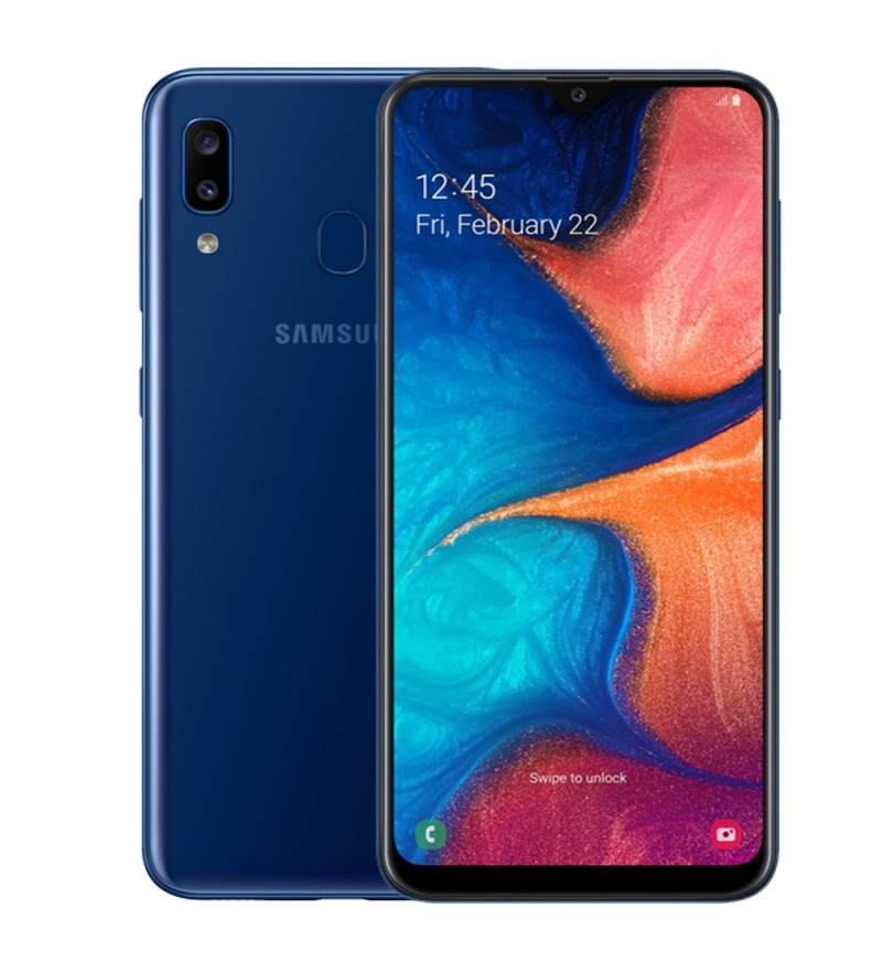 Smartphone Samsung Galaxy A20 SM-A205G SS 3/32GB 6.4" 13+5/8MP A9 - Azul