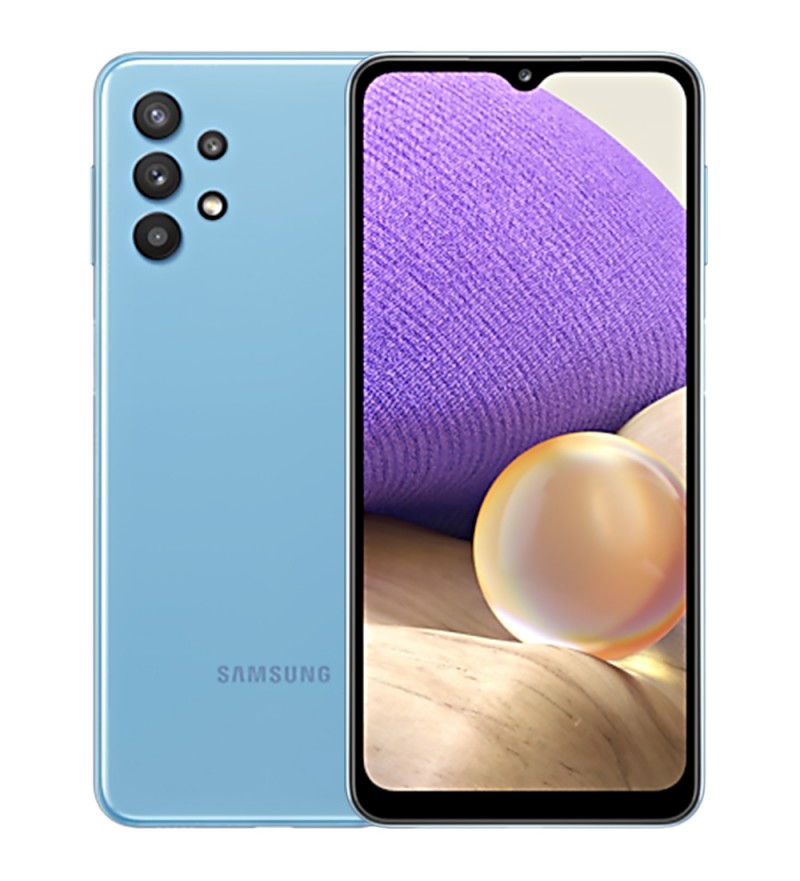 Smartphone Samsung Galaxy A32 SM-A325M DS 4/128GB 6.4" 64+8+5+5/20MP A11 - Awesome Blue (Gar. BR)