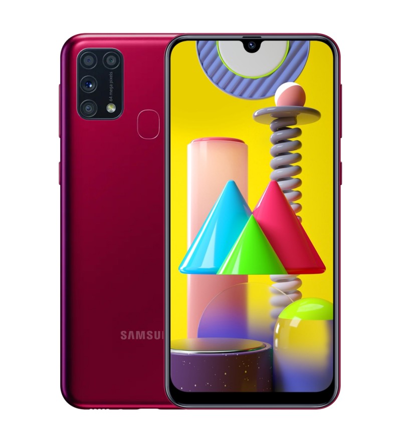 Smartphone Samsung Galaxy M31 SM-M315F DS 6/128GB 6.4" 64+8+5+5/32MP A10 - Rojo (GAR. PY/UY/ARG)