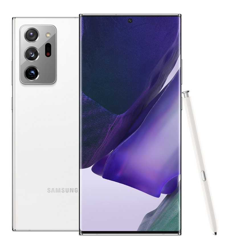 Smartphone Samsung Galaxy Note20 Ultra SM-N985F DS 8/256GB 6.9" 108+12+12/10MP A10 - Blanco Místico (Gar. PY/UY/ARG)