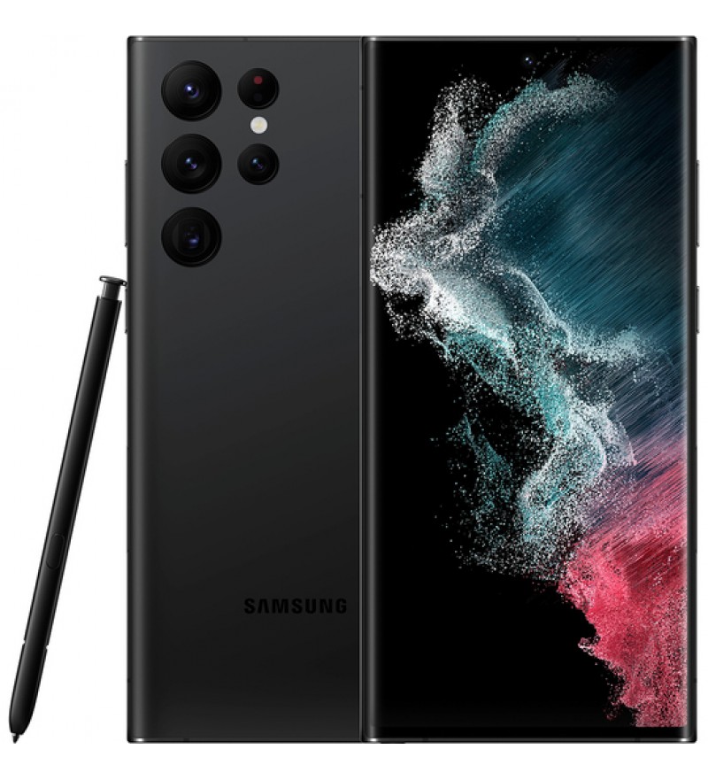 Smartphone Samsung Galaxy S22 Ultra 5G SM-S908E DS 12/512GB 6.8" 12+108+10/40MP A11 - Phantom Black (Gar. PY/UY/ARG)