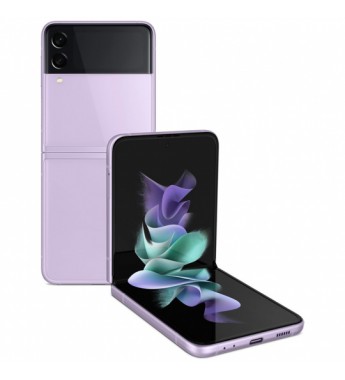 Smartphone Samsung Galaxy Z Flip3 SM-F711B 5G SS 8/128GB 6.7" 12+12/10MP A11 - Lavender (GAR. PY/UY/ARG)