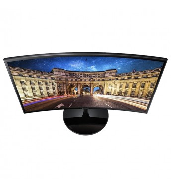 Monitor LED Curvo Samsung de 27" FHD LC27F390FHLXZP HDMI/VGA - Negro 