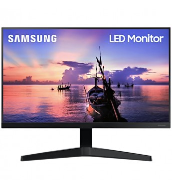 Monitor LED Samsung de 24" FHD LF24T350FHLXZX HDMI/VGA/75Hz - Negro