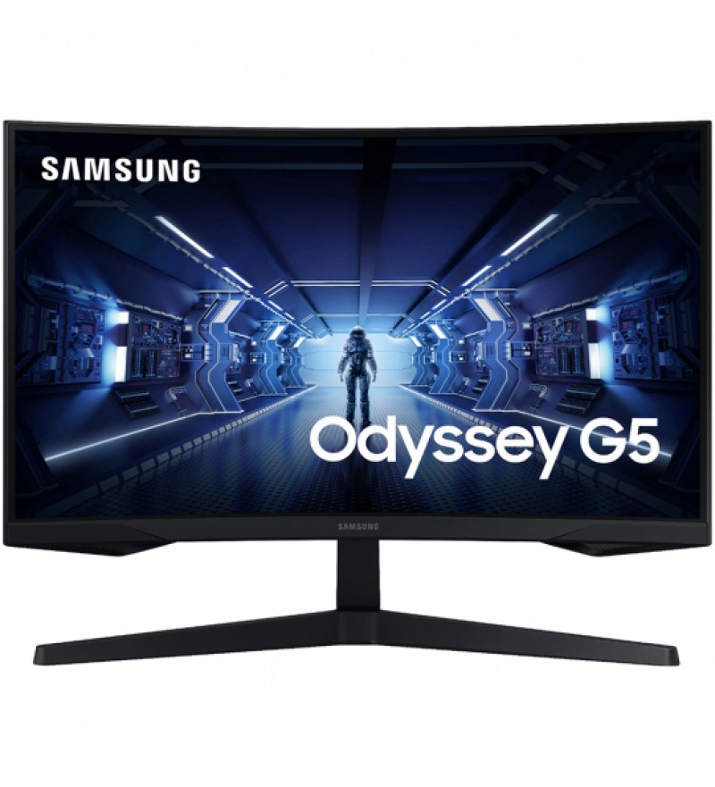 Monitor LED Curvo Gaming Samsung de 32" WQHD Odyssey G5 LC32G55TQWLXZP DisplayPort/HDMI/144Hz - Negro