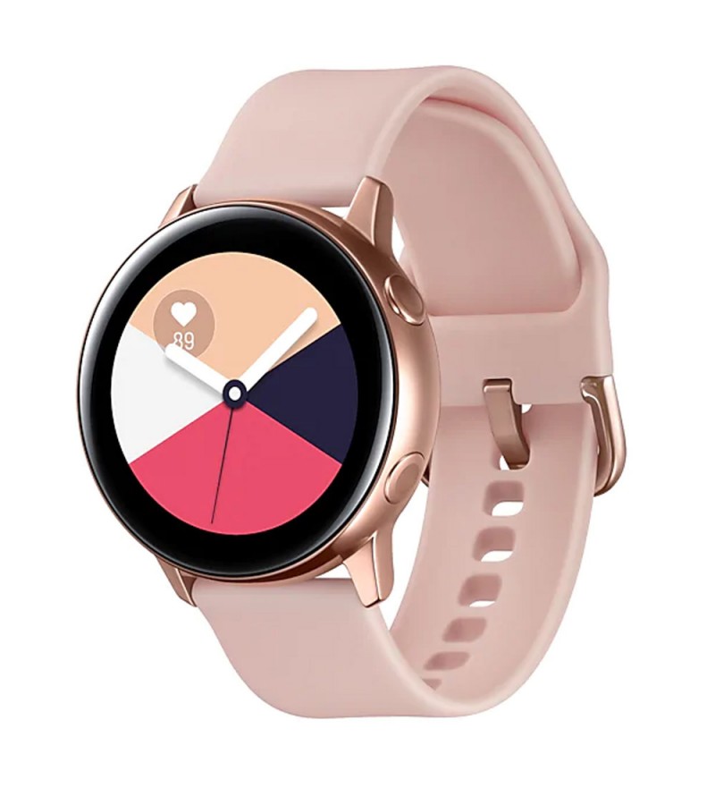 Smartwatch Samsung Galaxy Watch Active SM-R500N con Bluetooth/GPS/Wi-Fi/NFC - Rosa Oro (Gar. PY/UY/ARG)
