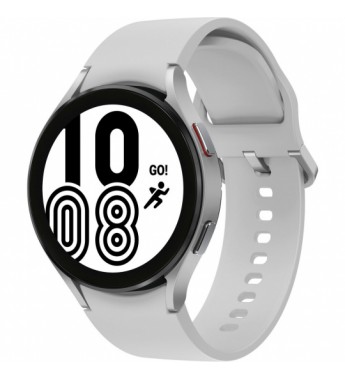 Smartwatch Samsung Galaxy Watch4 de 44mm SM-R870NZSALTA Bluetooth/Wi-Fi/GPS - Silver (GAR. PY/UY/ARG)