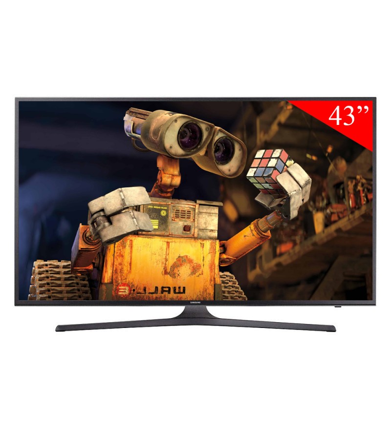 Smart TV LED de 43" Samsung UN43MU6300F 4K UHD con Wi-Fi/HDMI/USB/110V - Negro