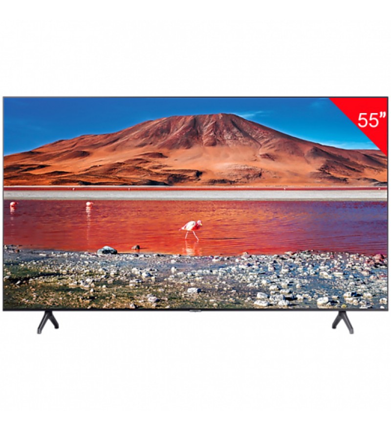 Smart TV LED de 55" Samsung UN55TU7100G 4K UHD con HDR10+/Bluetooth/Wi-Fi/Bivolt - Negro