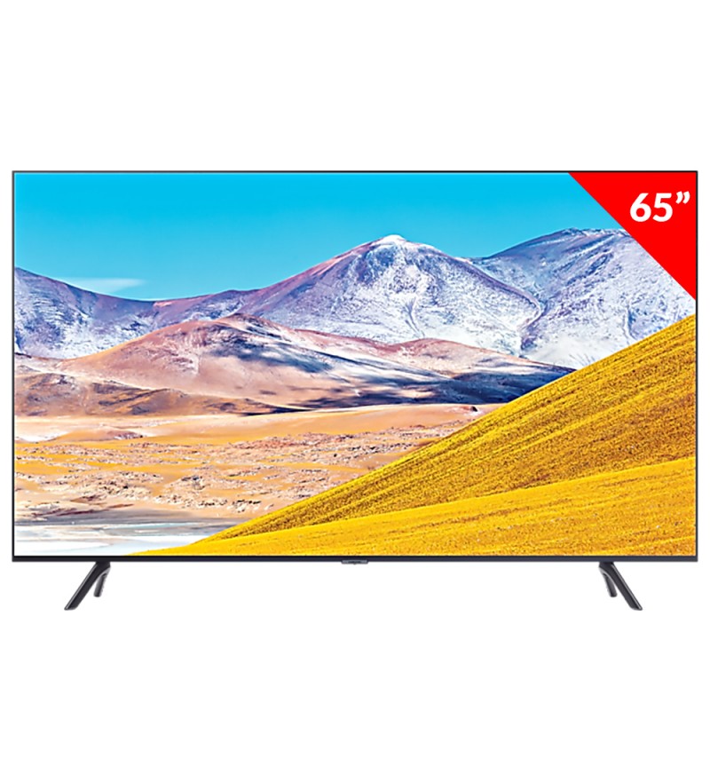 Smart TV LED de 65" Samsung UN65TU8200 4K UHD con HDR10+ /PurColor /Wi-Fi /Bivolt (2020) - Negro