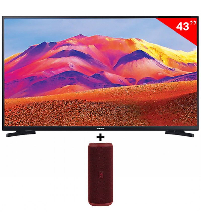 Smart TV LED de 43" Samsung UN43T5202AG FHD con Wi-Fi/HDMI/USB/Bivolt (2020) + Speaker Nakamichi Thrill 20W