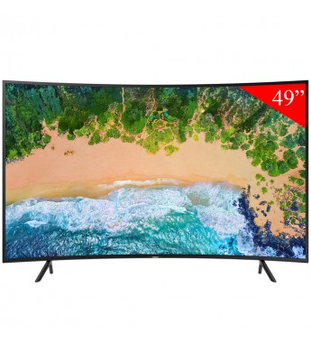 Smart TV LED Curvo de 49" Samsung UN49NU7300G 4K UHD + Soundbar HW-J250 (2018) - Negro