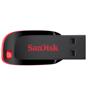 Pendrive SanDisk Cruzer Blade SDCZ50-016G-B35 de 16GB USB - Negro/Rojo