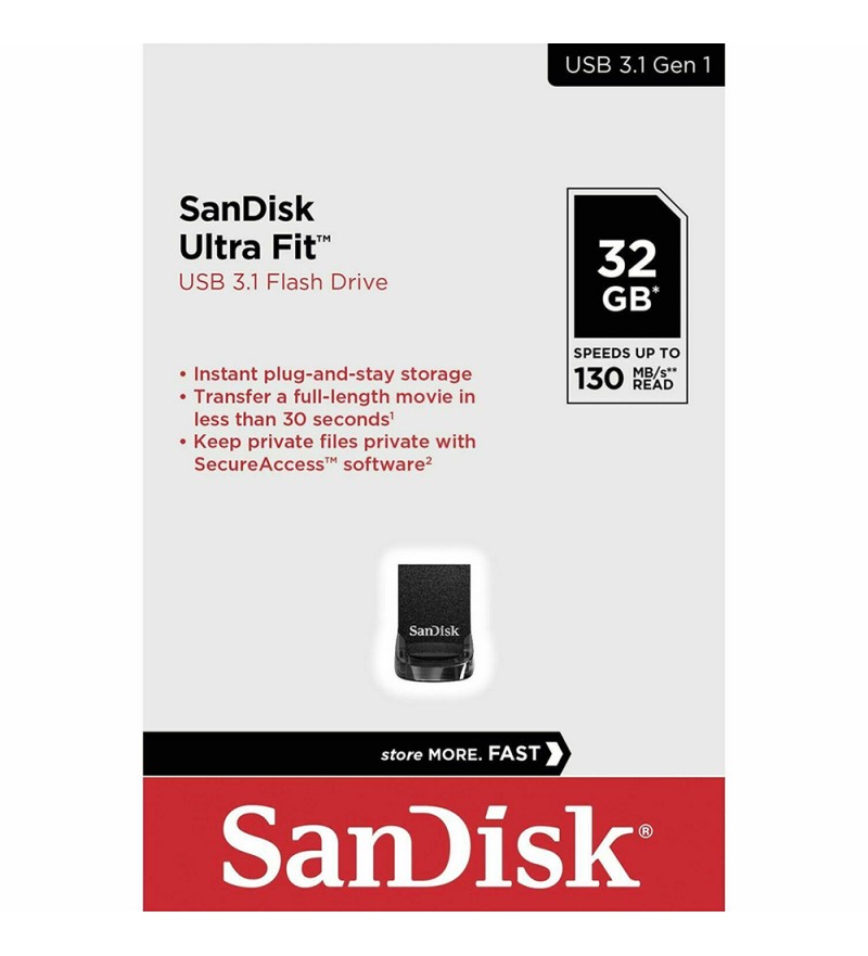 PENDRIVE SANDISK ULTRA FIT CZ430 32GB US