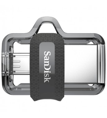 Pendrive SanDisk Ultra Dual Drive m3.0 SDDD3-016G-G46 de 16GB USB/MicroUSB - Gris 