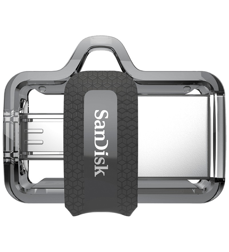 Pendrive SanDisk Ultra Dual Drive m3.0 SDDD3-064G-G46 de 64GB USB/MicroUSB - Gris 