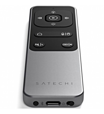 Control Remoto Satechi para presentaciones/multimedia R2 ST-BTMR2M con Bluetooth/Puntero Láser - Space Gray