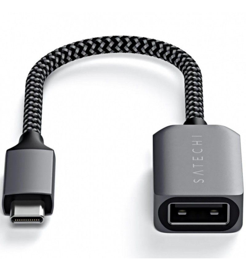 Cable Adaptador Satechi ST-UCATCM USB-C a USB-A 3.0 - Gray